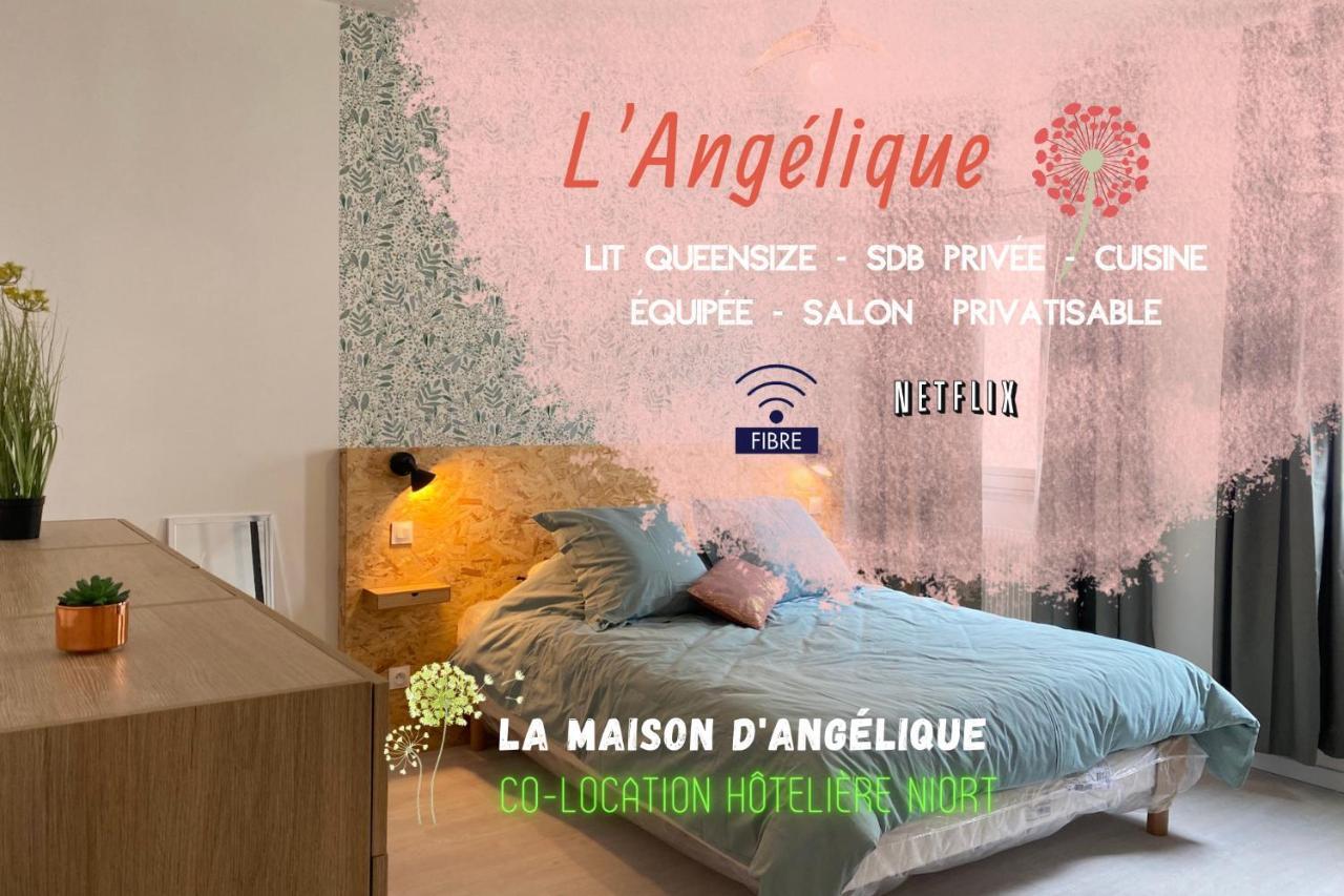 La Maison D'Angelique - Colocation Hoteliere A 150M Gare Tgv- Grande Cuisine Equipee & Salon - Fibre - Netflix Ніор Екстер'єр фото