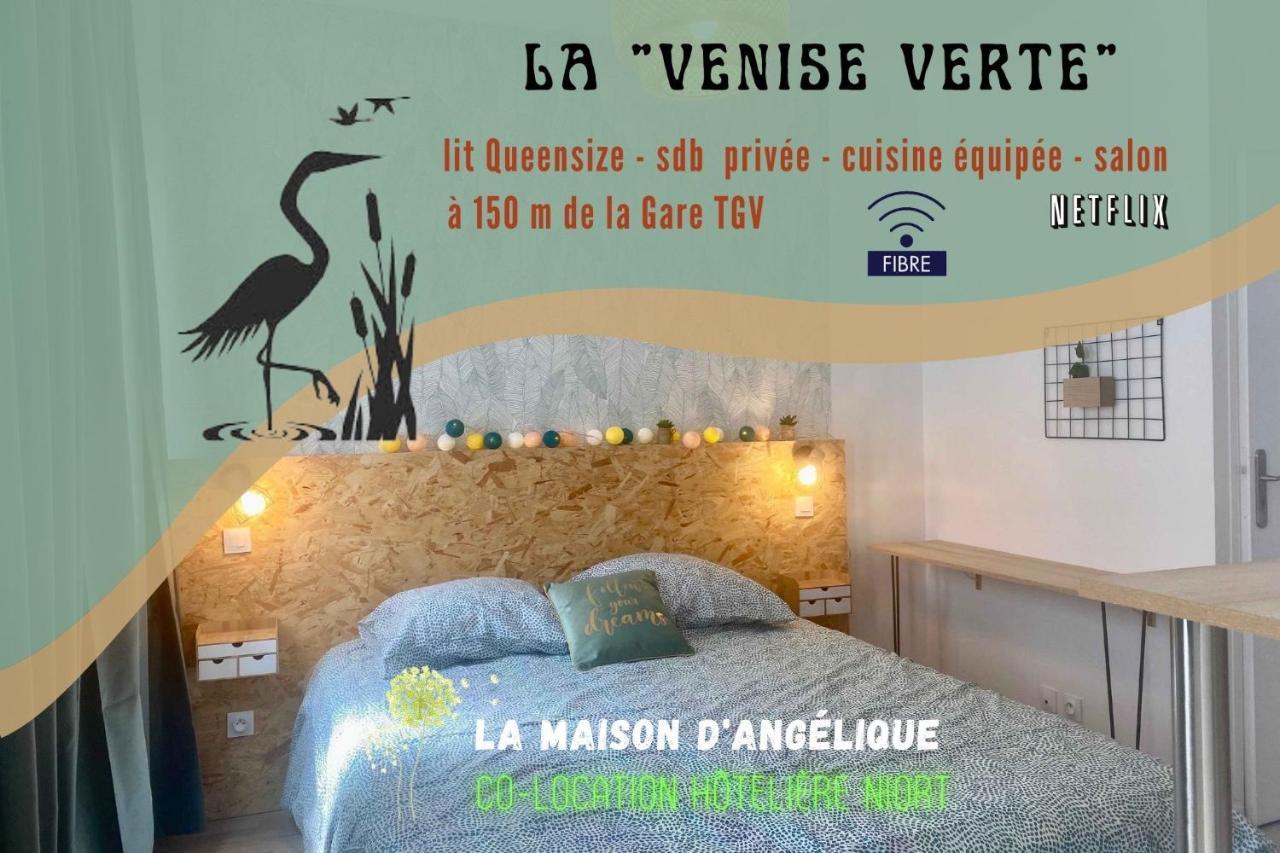 La Maison D'Angelique - Colocation Hoteliere A 150M Gare Tgv- Grande Cuisine Equipee & Salon - Fibre - Netflix Ніор Номер фото