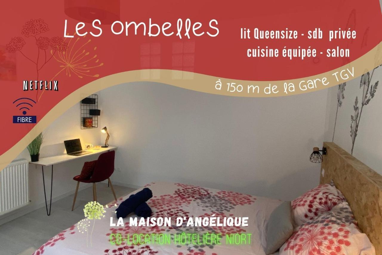 La Maison D'Angelique - Colocation Hoteliere A 150M Gare Tgv- Grande Cuisine Equipee & Salon - Fibre - Netflix Ніор Номер фото